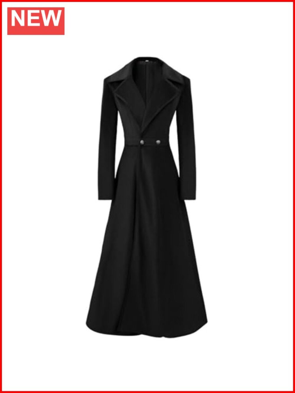 Victorian Double Breasted Long Trench Coat Women Winter Coat